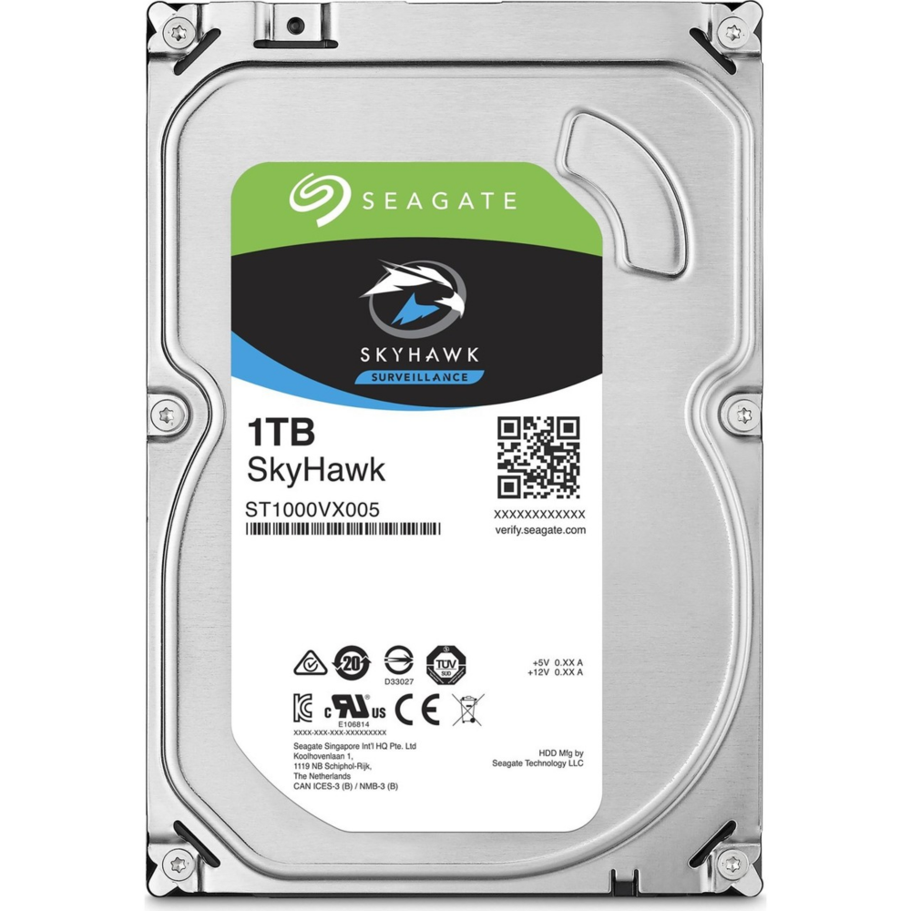 SEAGATE 3.5" 1TB SKYHAWK HDD